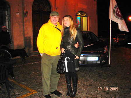 Fausto Fabi with Festival Organizer Francesca Santini